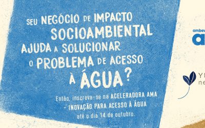 Inscreva-se para participar da aceleração da AMA & Yunus para acesso à água